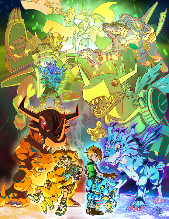 "Digimon Adventure" fanart